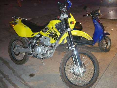 已售~感谢绿茵直播~03年SUZUKI250越野摩托（不刀）