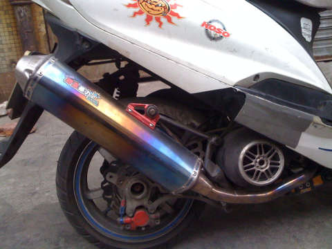 吉川钛合金排气尾段