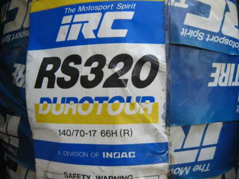 原装日本进口全新IRC库存高性能跑车胎，进货价6.5折出售！