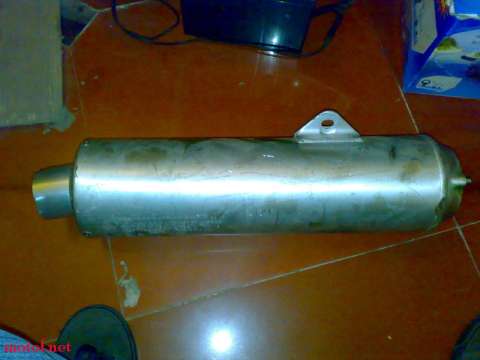 代友出售川崎 600全铝排气尾段一条(回压),300元