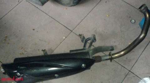 中山350出售黑之翼同MP1代回壓管