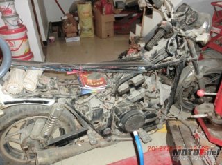 清远连南6000出一台原版原漆83年马格纳750（半尸体~发动机是好的）