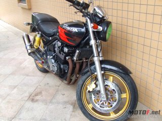 复古经典街跑十六气门川崎西风400cc
