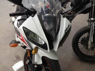 08年雅马哈R6，带改装排气