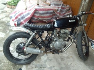 广西玉林出售自造川崎复古车4500元接刀