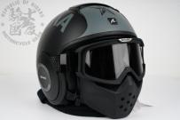 法国原装进口Shark RAW头盔 鲨鱼头盔 鬼面盔 复古盔 半盔 风镜