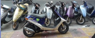 广东开平水口出售ZX黑色34期一台DIO全车拆开卖