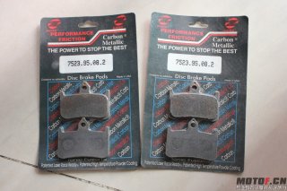 出售美国全新赛车级NSR250 三仔四仔 PFC碳金属刹车片 下场必备