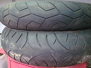 博罗长宁罗浮山360元出售两条二手轮胎