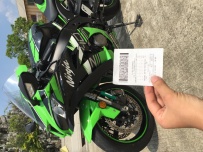 出台最新款大牛 16年 川崎 ZX10R  自己拿的纯水车