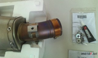 正品天蝎11-12款ZX-10R钛合金碳钎嘴排气尾段！