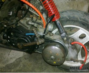 江门850出一台改了70的 本田 dio 18