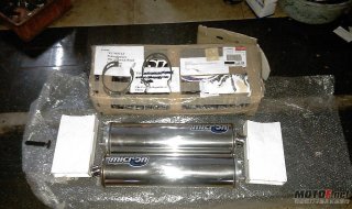 铃木SV1000专用MICRON(微米)改装排气一对