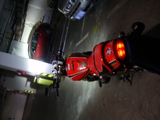 小改 98 川崎西风 1100 和三台自己改的代步小摩托猴子和查理