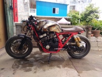 广西出售CB400改复古CAFE车况精品