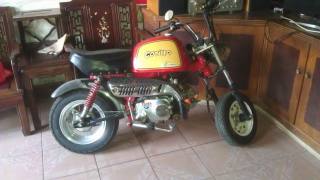 中山出国产小猴子摩托车一台