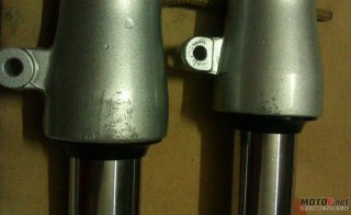 代出售五羊本田新锋翼双卡钳右侧碟刹避震一对