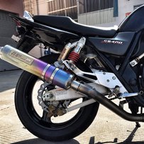 (已上视频)cb400零牌zero全段钛金排气