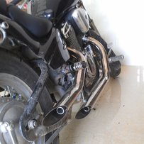 增城中新出对铁马400改装排气管