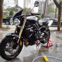 出售街车英国凯旋675青蛙王子