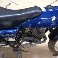 广西贺州出碣石回来不久的复古铃木弯弯，跟一根陷阱排气！！！！！！