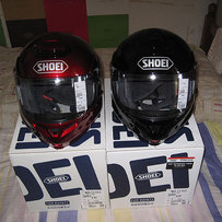 （头盔已经卖出）忍痛割爱两个全新的SHOEI揭面头盔