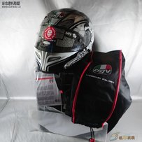 便宜出售一顶全新AGV TI-TECH 黑白玫瑰花 全新当二手卖