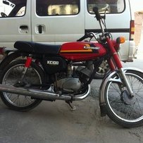 80年代，川崎KC100，铃木K50古董车