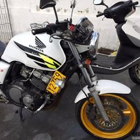 出94CB400，F5中后段兄弟短管碳纤维，同原装排气管F5