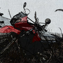 广东梅州出售11款川崎拉力越野车KLR650