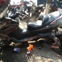 广东清远阳山县城出08年铃木天浪400