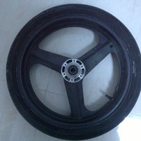 代友出原装CB400拆车件(前叉，前碟刹，前轮廓)