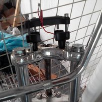 哈雷XL1200前减震加上下三星加车把套装