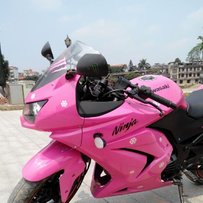 容县太子族出台08年电喷粉色小忍者