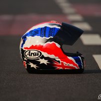 重出杜汗版花arai头盔一个