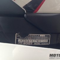 广州南沙出（美版）精神完美07CBR1000RR。价格46888.接小刀