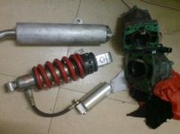 出售NSR250拆车中缸排气后减震