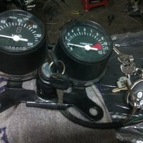 复古cg125，九成新米表一个