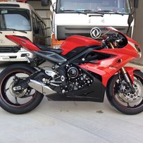 13年凯旋675跑版带ABS，接受换车