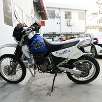 广西罗城代车友出04铃木大眼250