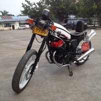 代友出一台改装复古单座cbt125