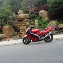 重新发贴～降价急出换车～精神的本田400