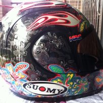 佛山南海特价出售Suomy黑海棠花头盔重新出售