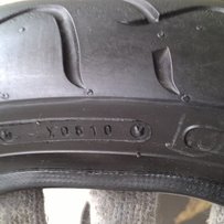 代友出售一条9成新邓绿普前胎 120